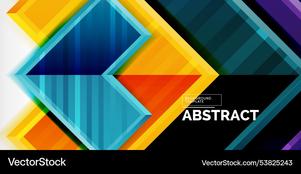 Arrow symbols created with 3d effects and line Vector Image