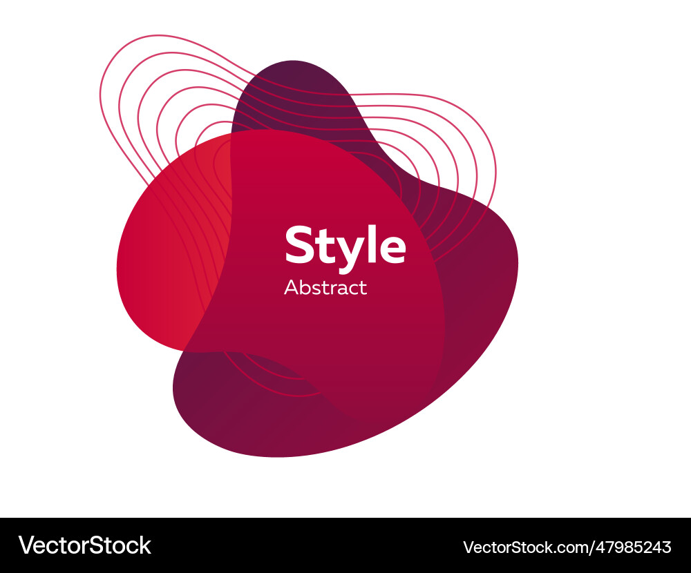 Geometric dynamical abstract element Geometric dynamical abstract element vector image