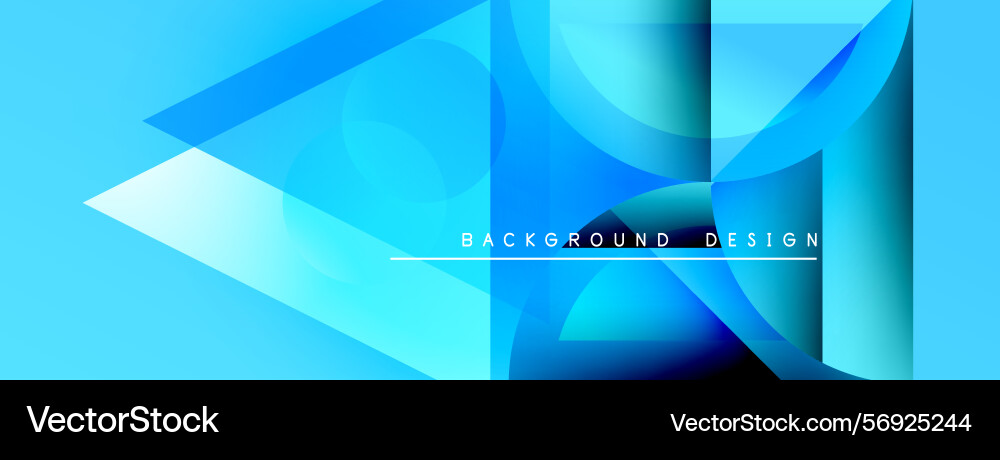 Abstract blue shapes overlap creating dynamic Abstract blue shapes overlap creating dynamic vector image