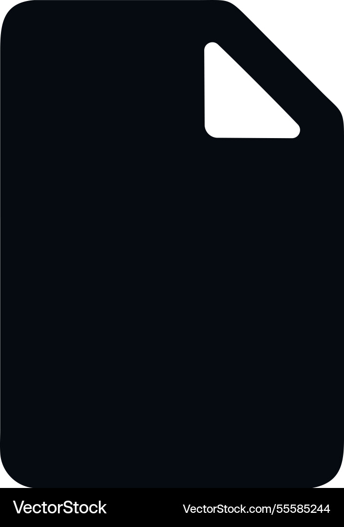 Icon user interface document file vector image