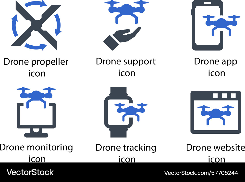 Propeller support app monitoring tracking website vector image