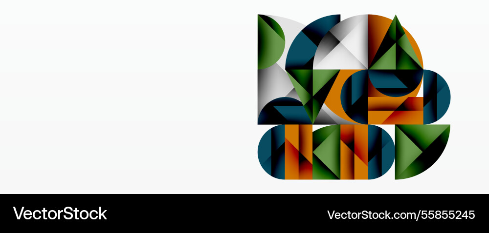 Abstract geometric design with intersecting Abstract geometric design with intersecting Vector Image