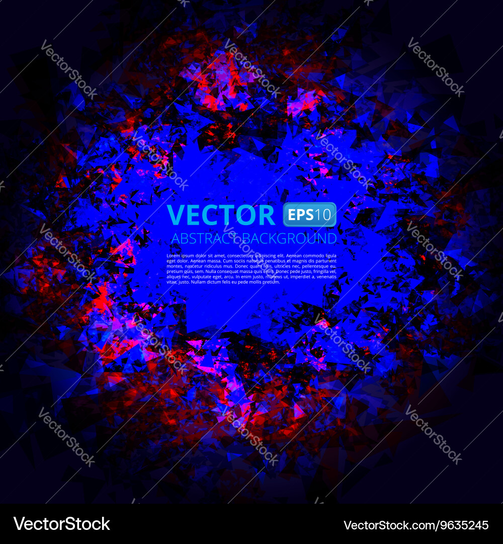 Abstract triangle background Vector Image