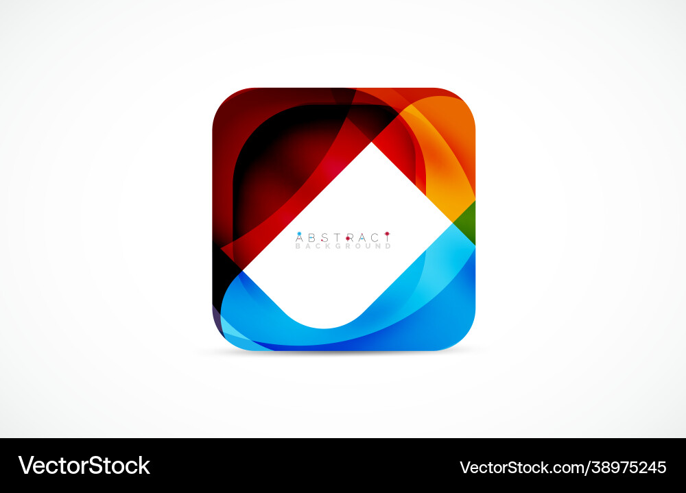 Minimal background abstract square shape Minimal background abstract square shape vector image
