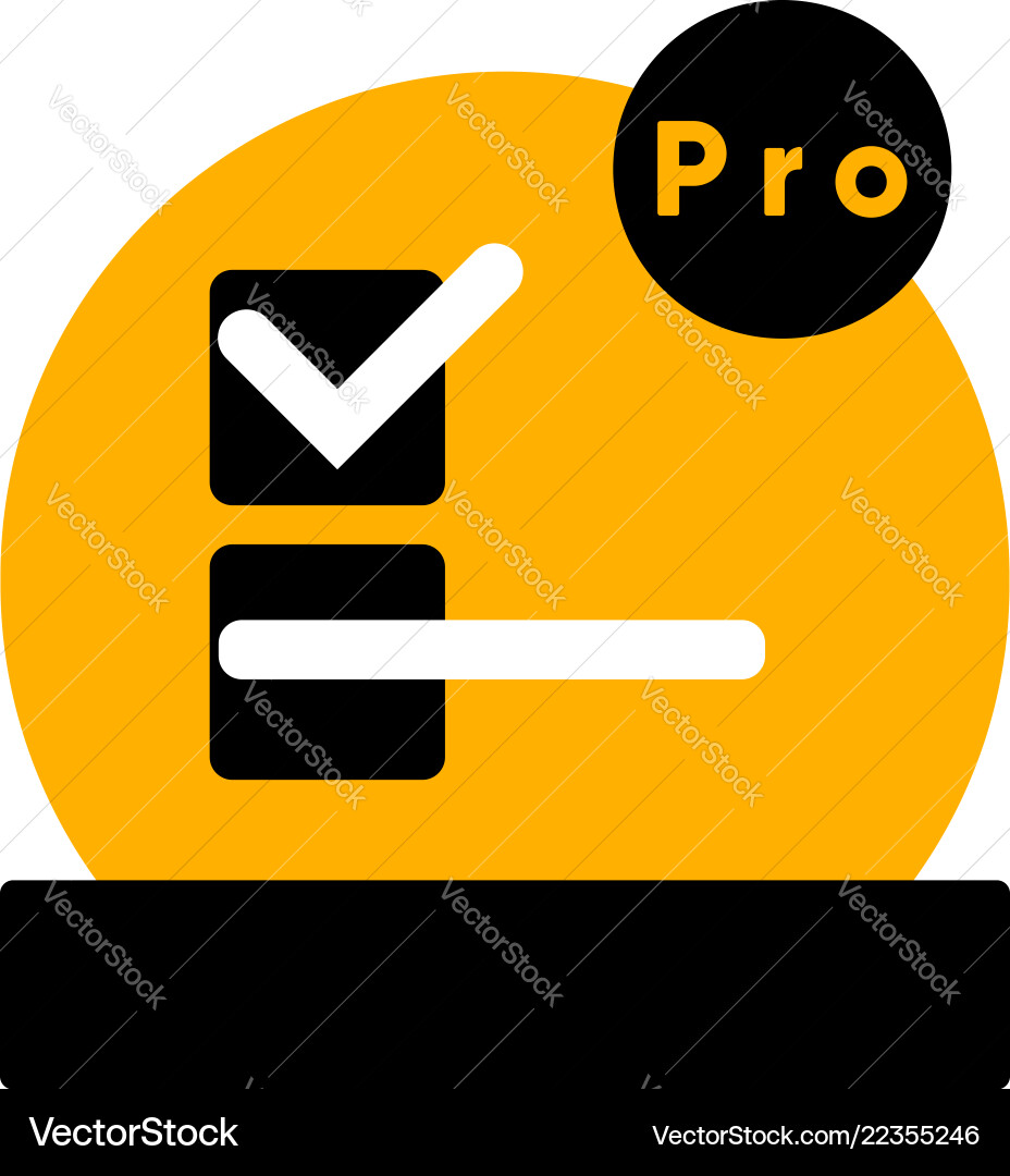 Checklist mobile app icon Vector Image
