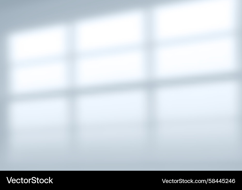 Defocused Window Shadow Background Vector Image
