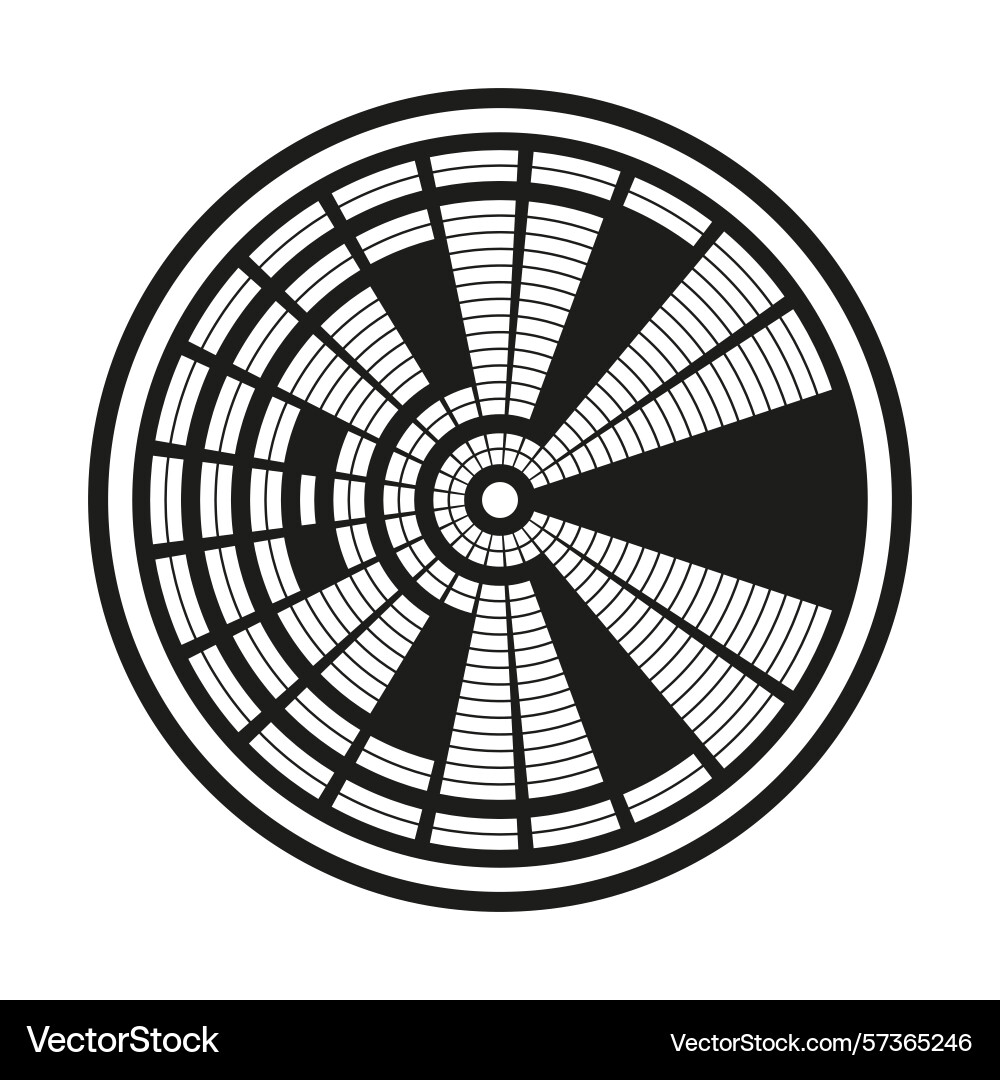 Radial line pattern abstract circle design Radial line pattern abstract circle design vector image