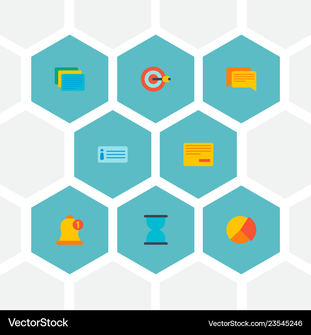 Set task manager icons flat style symbols Set task manager icons flat style symbols Vector Image
