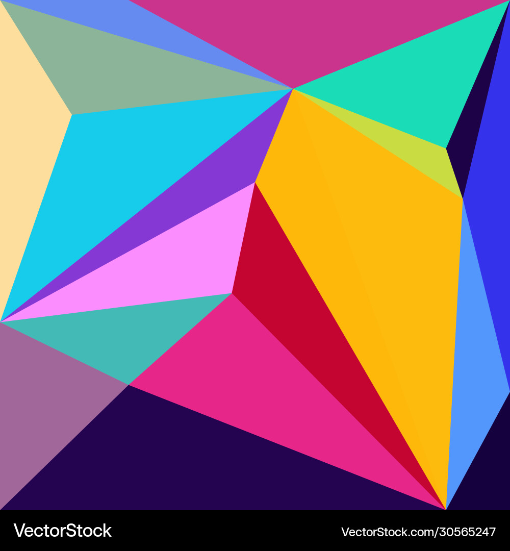 Abstract colourful pattern geometric backgrounds Vector Image