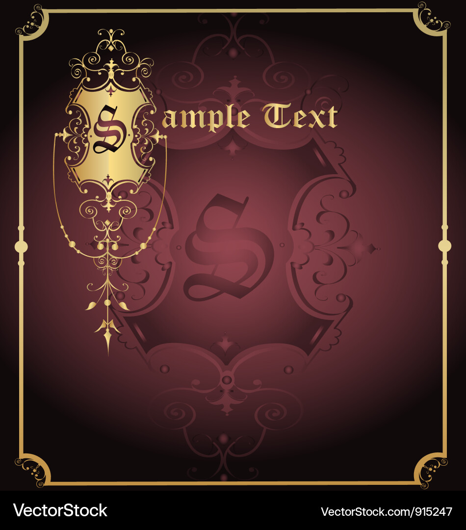 Background frame label Vector Image