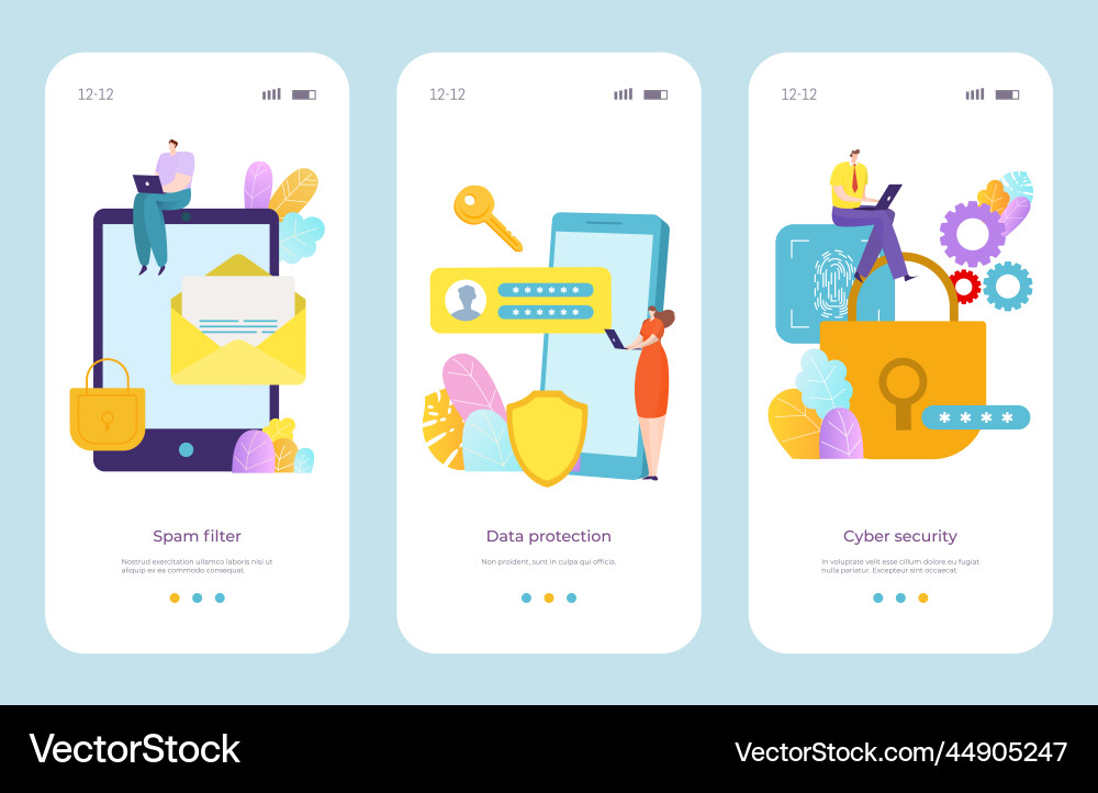Technology web security card personal cyber data Technology web security card personal cyber data Vector Image