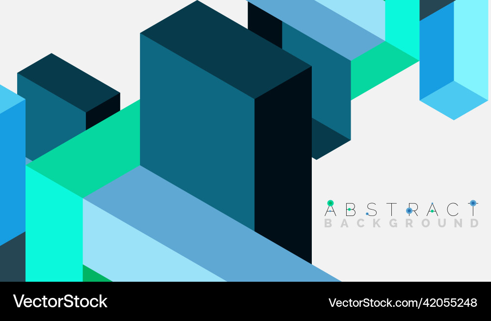 Abstract background 3d cubes cubic elements Abstract background 3d cubes cubic elements vector image
