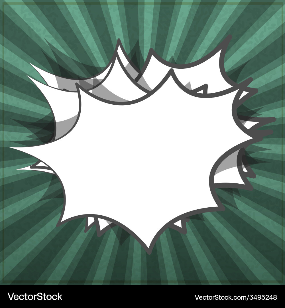 Bubbles empty rays realistic black board in format Vector Image