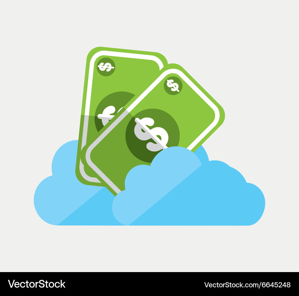 Cloud computing design Vector Image