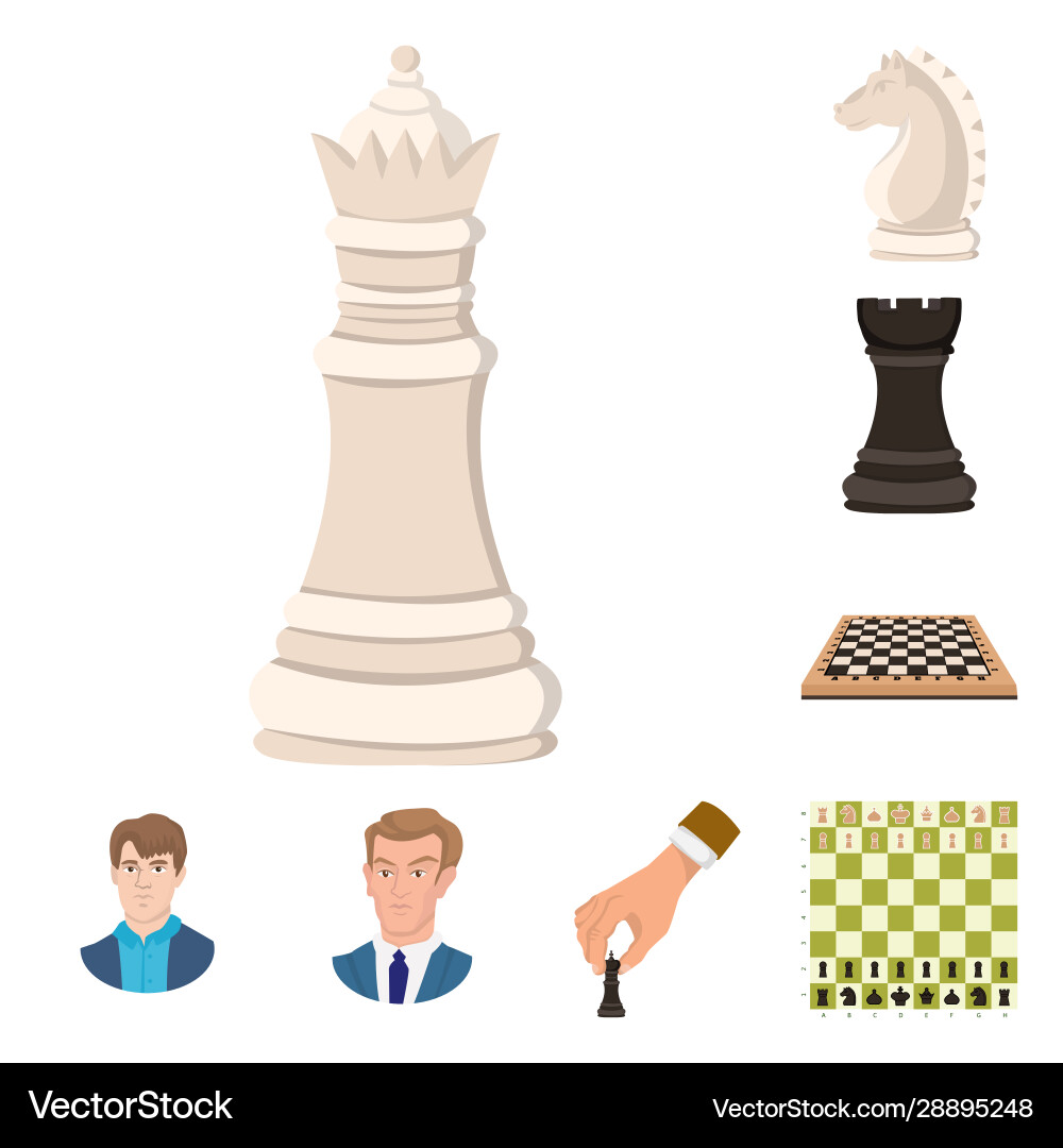 Design chess and game symbol collection Design chess and game symbol collection Vector Image