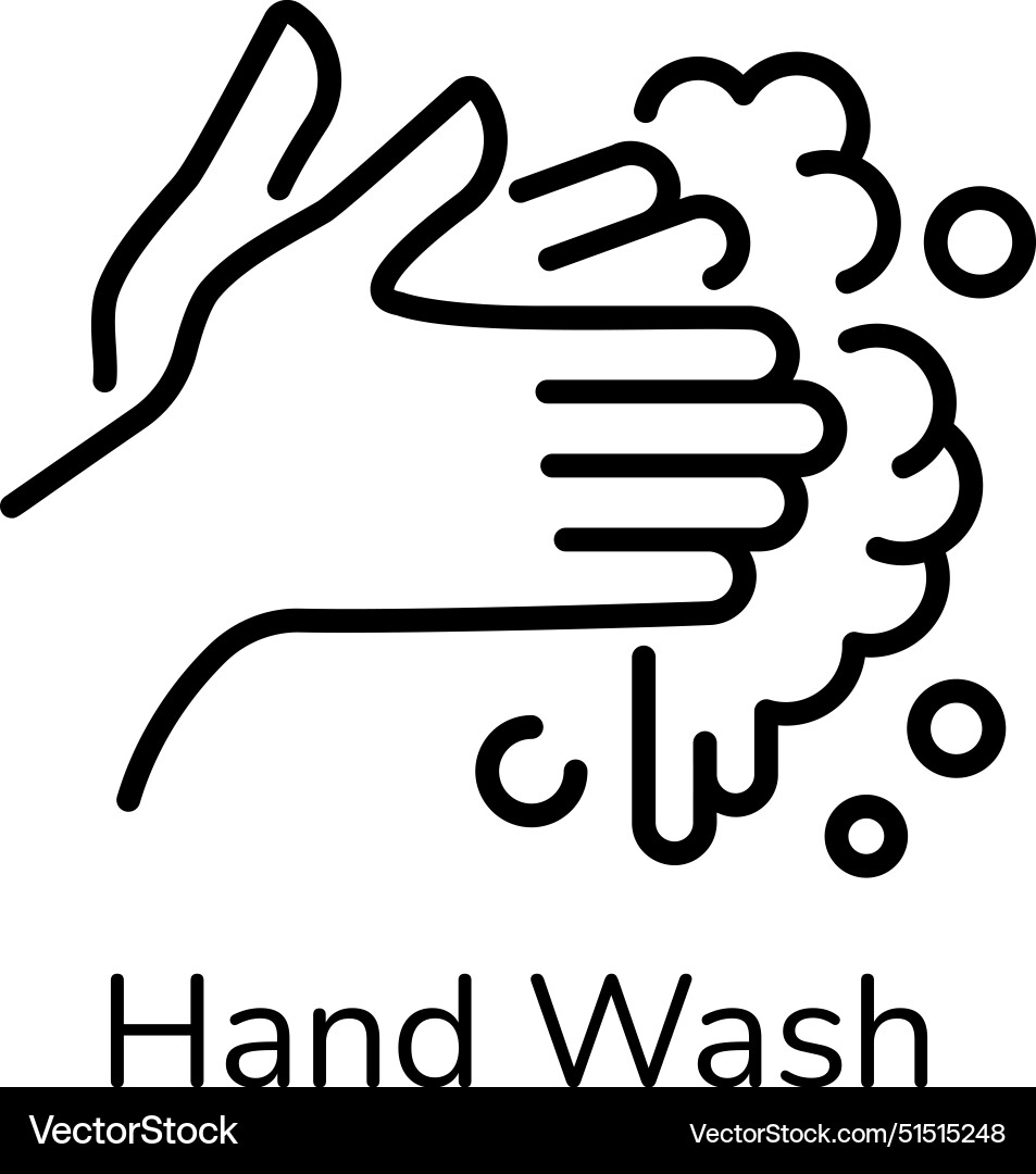 Hand Wash Royalty Free Vector Image Vectorstock Hand Wash Royalty Free Vector Image Vectorstock
