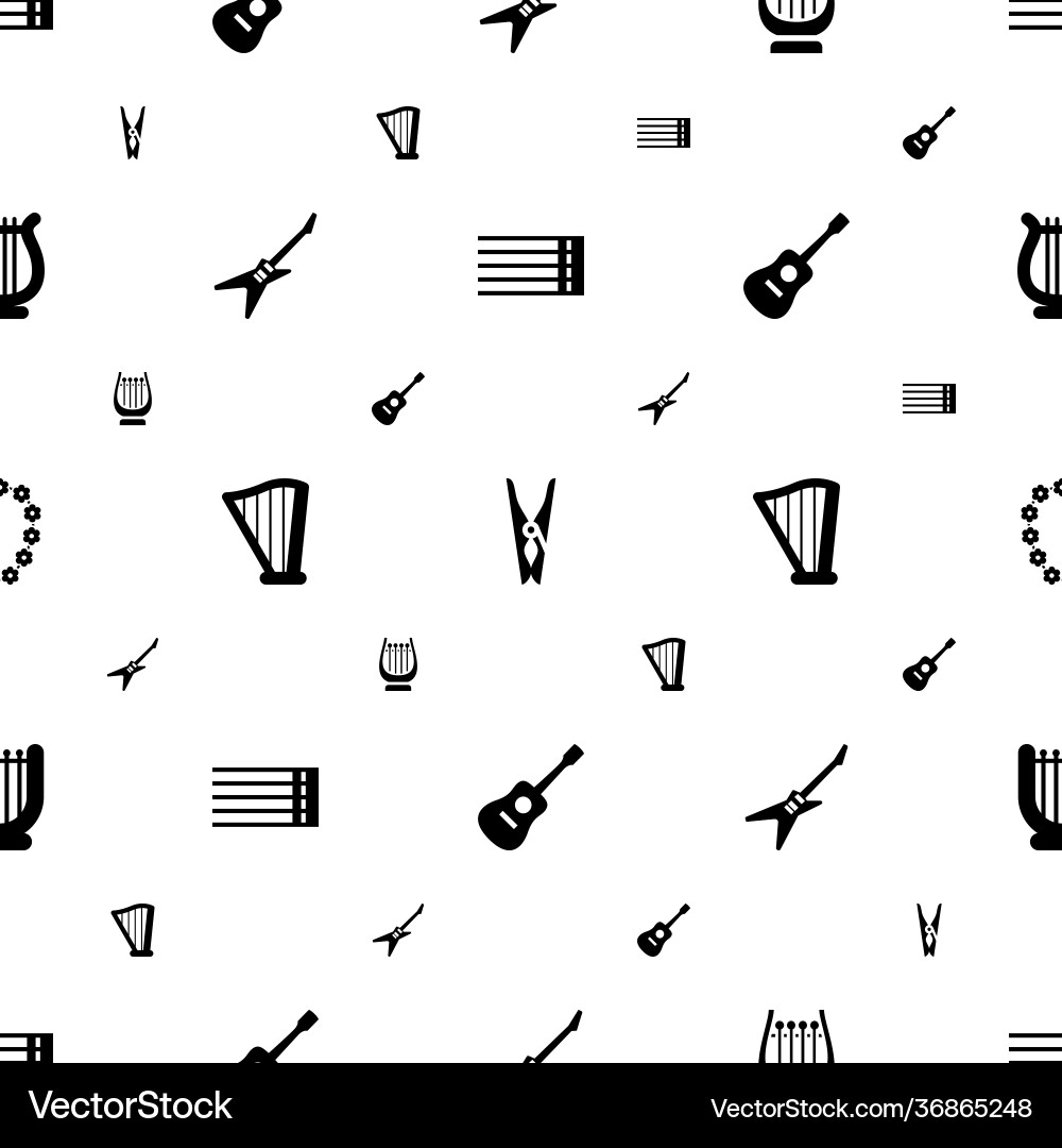 String icons pattern seamless white background String icons pattern seamless white background vector image
