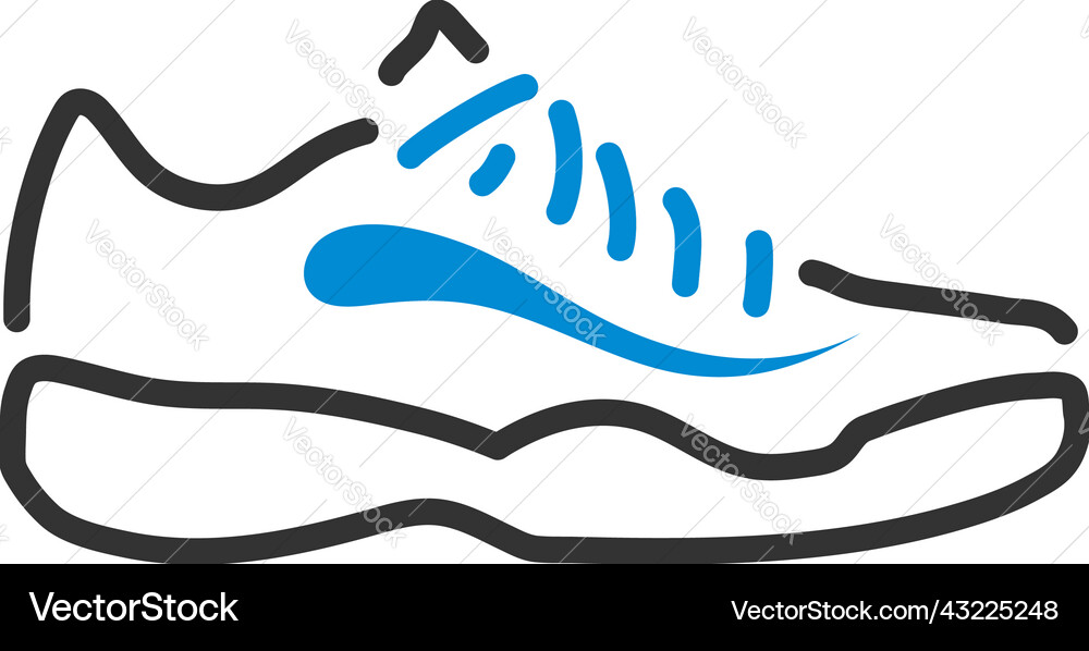 Tennis Sneaker Ikone Tennis Sneaker Ikone vektorbild