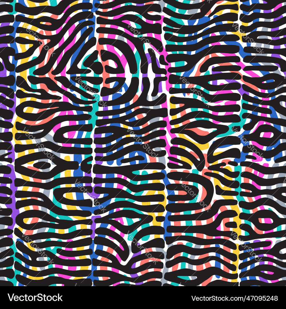 Zebra Print Pattern vector image