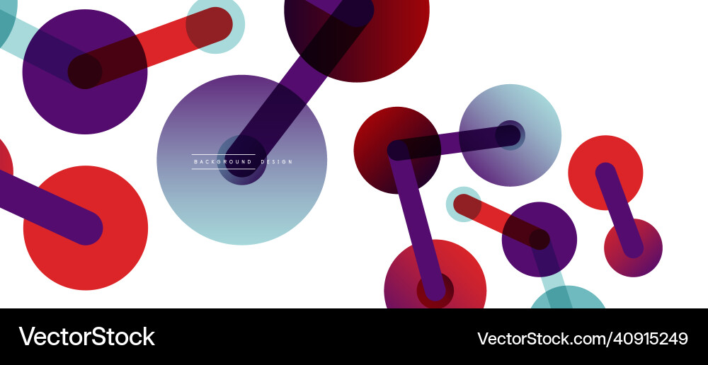 Network concept abstract background dots Vector Image