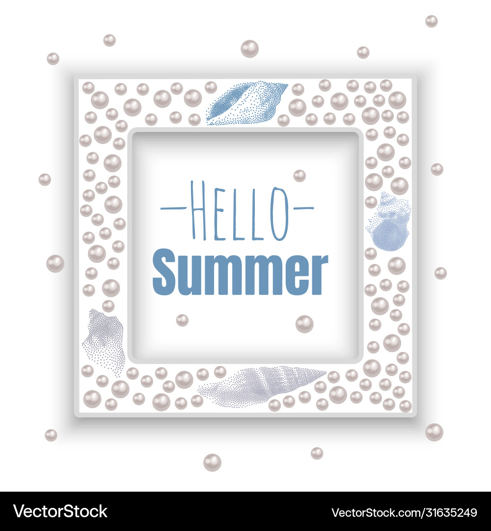 Seashell element your design travel time Seashell element your design travel time Vector Image