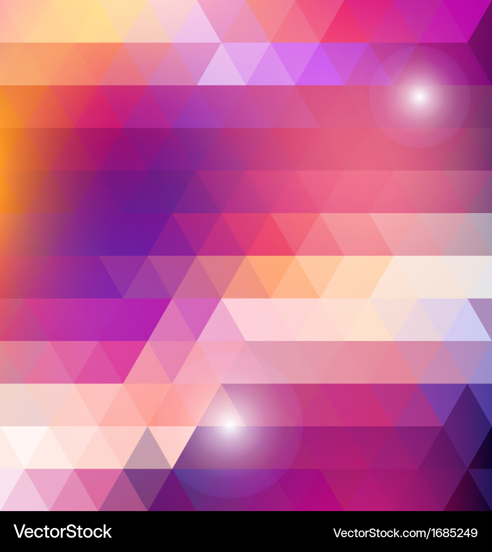 Shimmering Triangular Pattern vector image