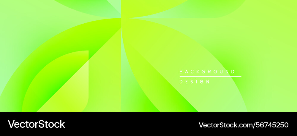 Abstract green background smooth gradients create Vector Image
