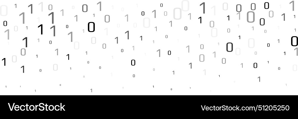Binary data design element digital abstract Binary data design element digital abstract vector image