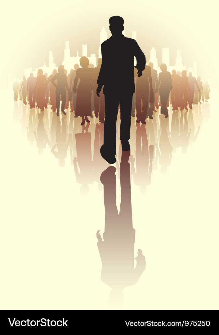 Forward Progress Vector Image