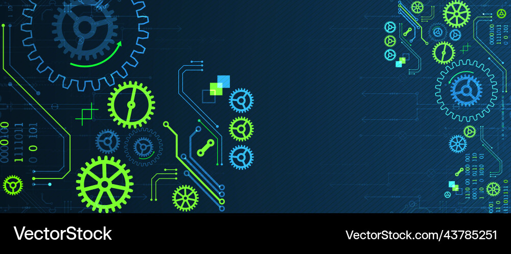 Abstract technology concept computer code Abstract technology concept computer code vector image