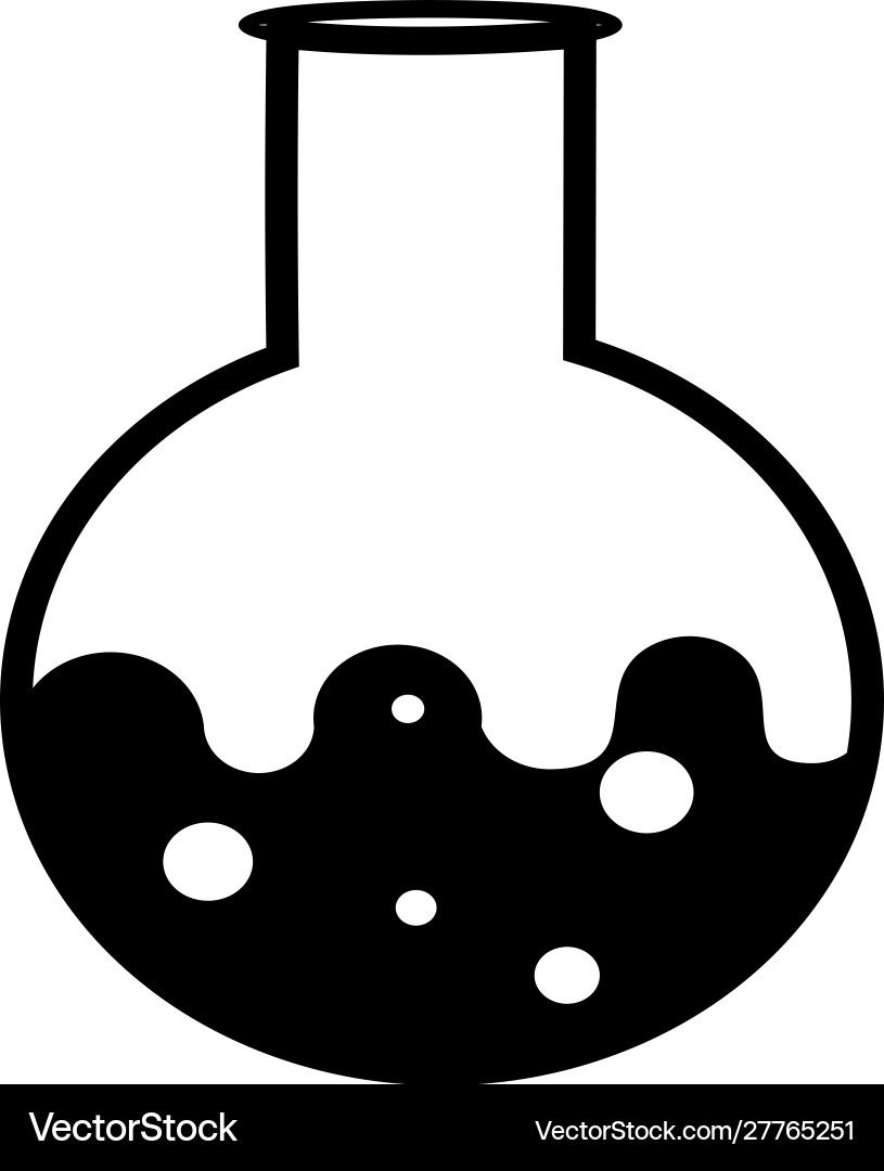 Flask icon design Vector Image