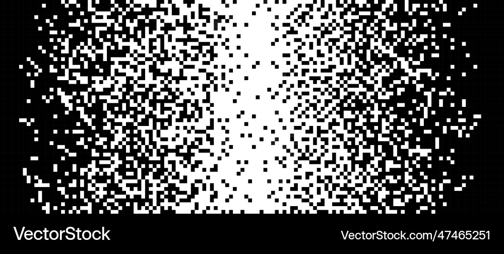 Pixelated halftone gradient texture fading pixel Pixelated halftone gradient texture fading pixel Vector Image