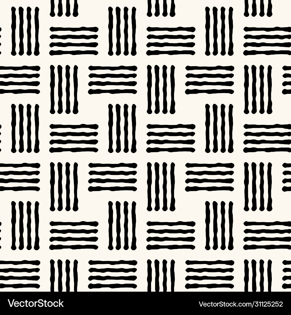 Geometric seamless pattern with abstract handdrawn Geometric seamless pattern with abstract handdrawn vector image