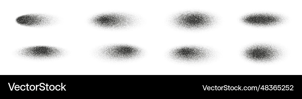 Noise texture with gradient grain circle effect Noise texture with gradient grain circle effect Vector Image