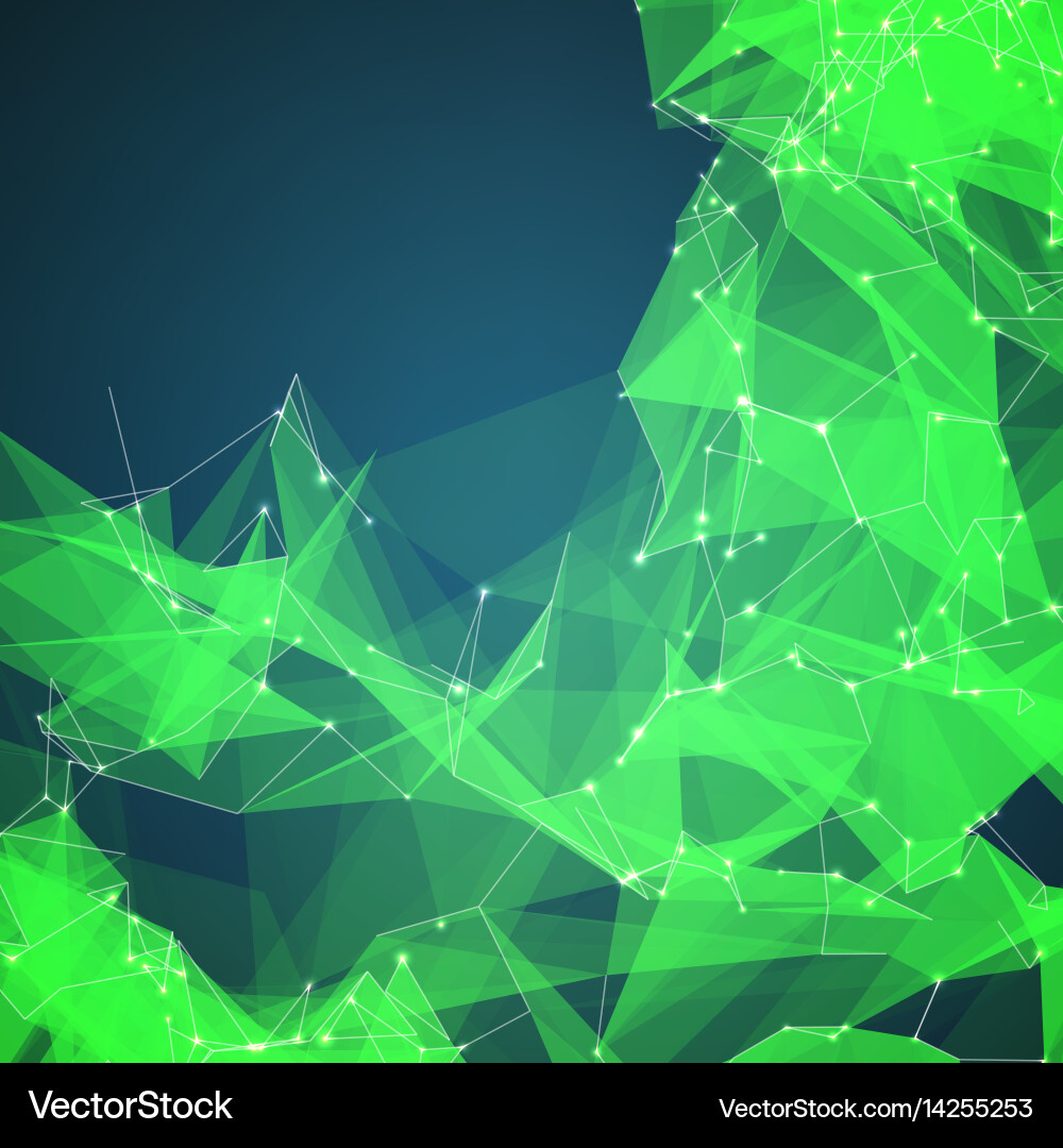 Abstract mesh background chaotically Vector Image