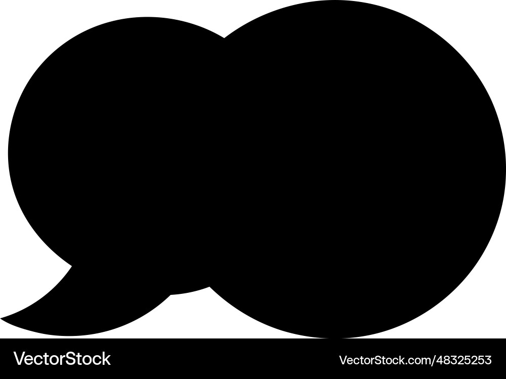 Message bubble icon Vector Image