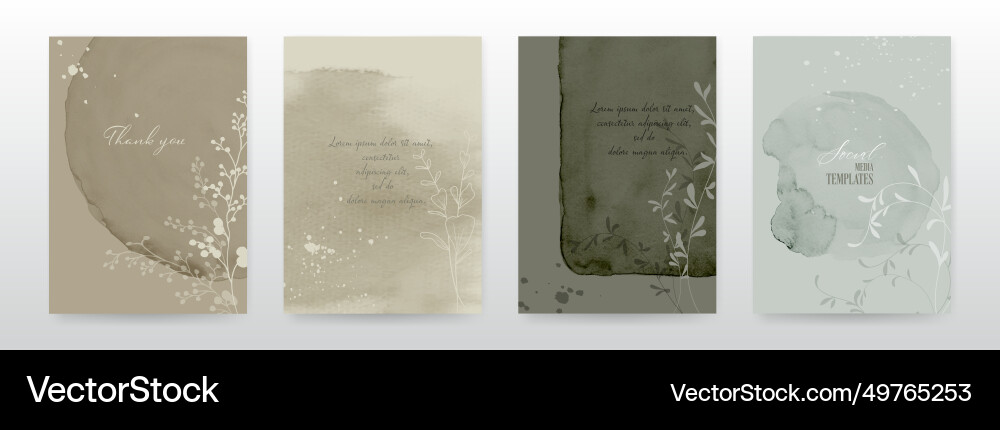 Set of minimal background frames with hand drawn Set of minimal background frames with hand drawn vector image