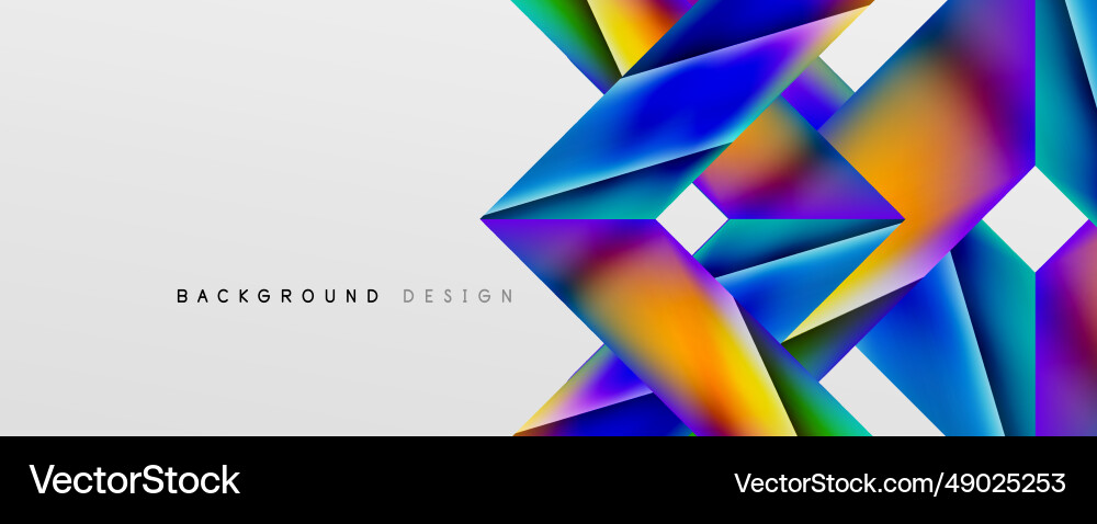 Triangle fluid color gradient abstract background Triangle fluid color gradient abstract background Vector Image