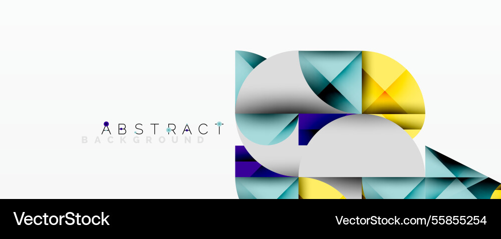 Abstract geometric design with intersecting Abstract geometric design with intersecting Vector Image