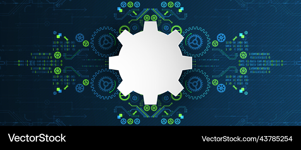 Abstract technology concept computer code Abstract technology concept computer code vector image