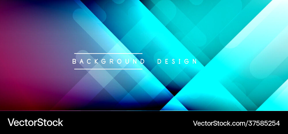Dynamic lines abstract background 3d shadow Vector Image