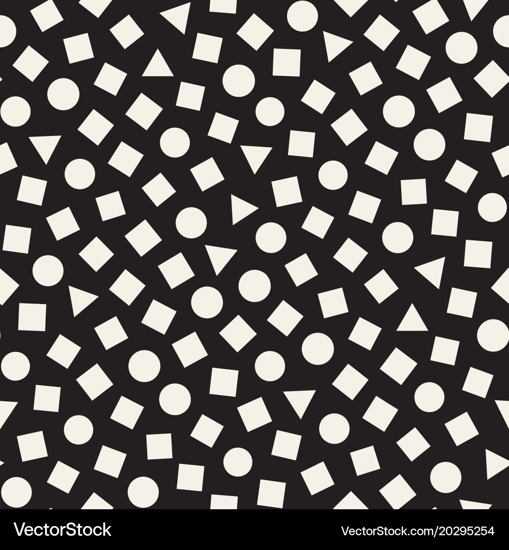 Seamless chaotic patterns randomly scattered Vector Image