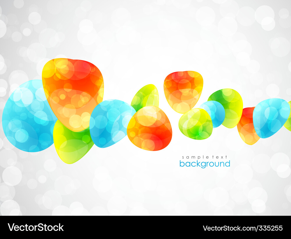 Colorful Geometric Background Vector Image