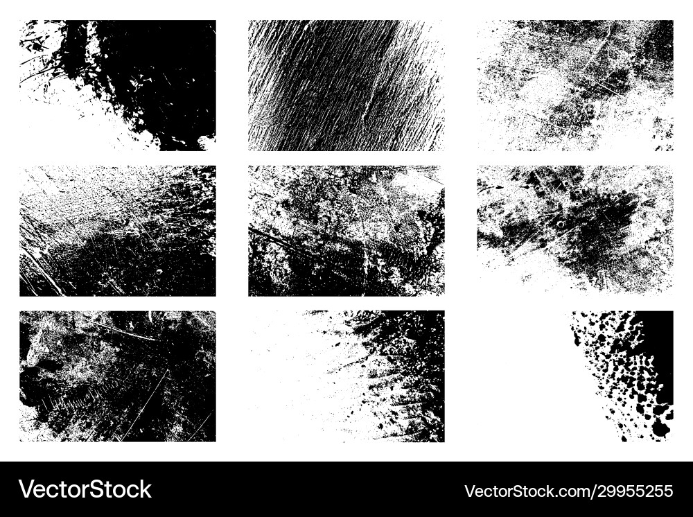 Grunge texture set Royalty Free Vector Image - VectorStock