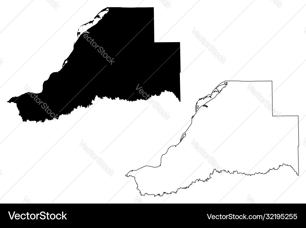 Mason County Illinois Map Vector Image