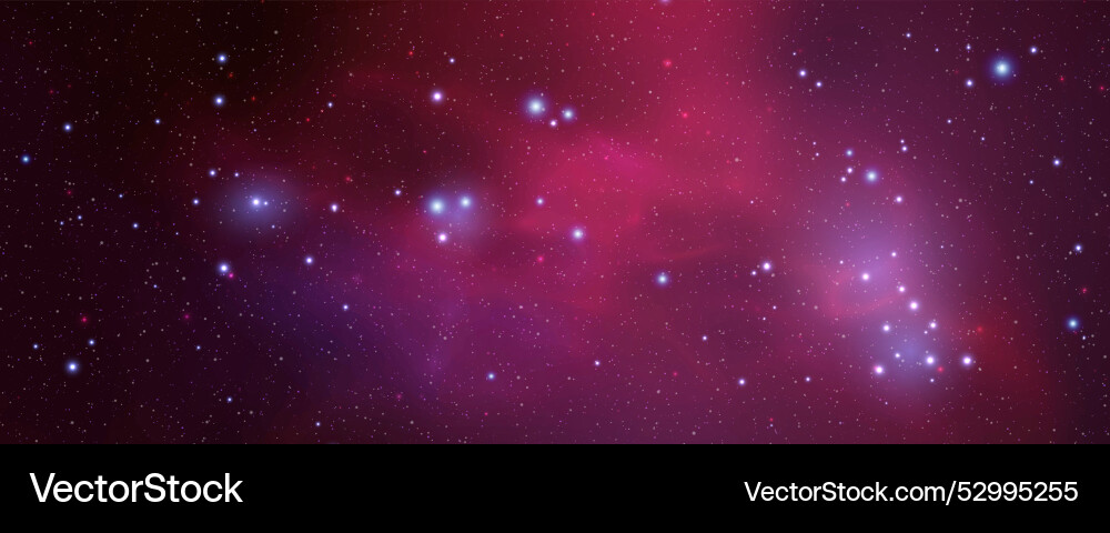 Space background with realistic nebula Space background with realistic nebula vector image