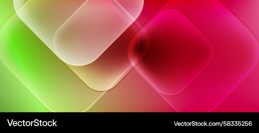 Abstract composition featuring overlapping Abstract composition featuring overlapping Vector Image