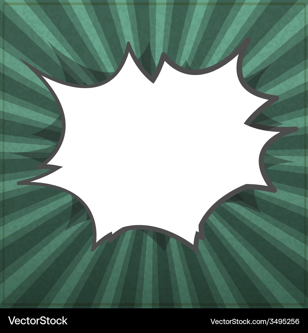 Bubbles empty rays realistic black board in format Vector Image