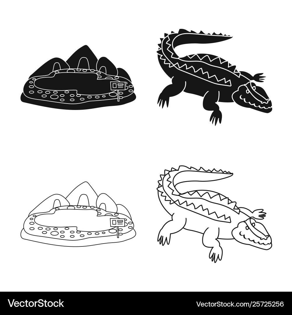Isolated object nature and fun symbol set Vector Image