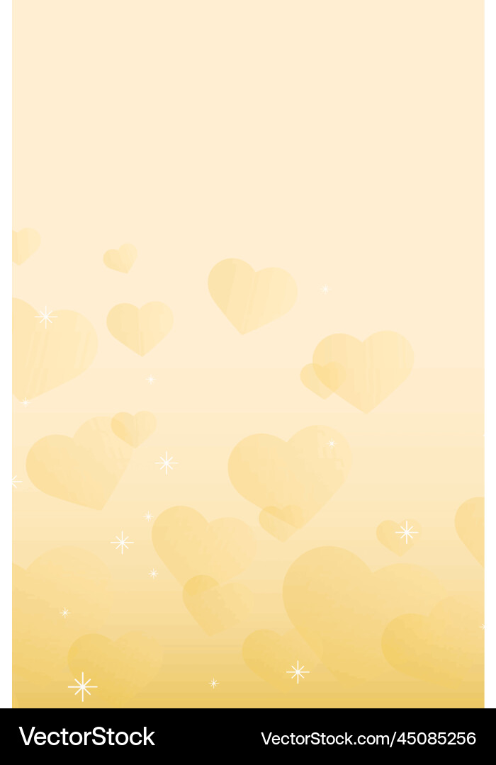 Sparkle Heart Pattern Background Vector Image